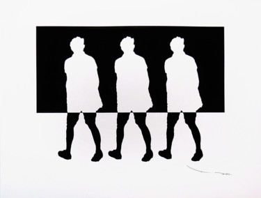 Tehos - Three walking men 2b
