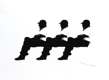 Tehos - Three men on a Bench 2024/01