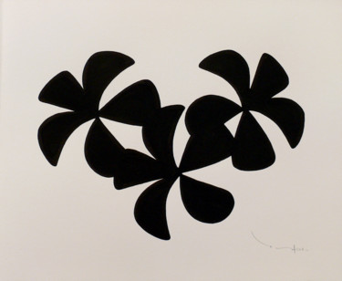 Tehos - Three black flowers